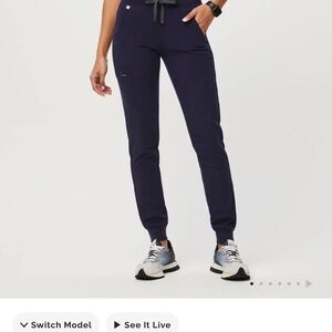 Women’s Navy Figs Joggers Small